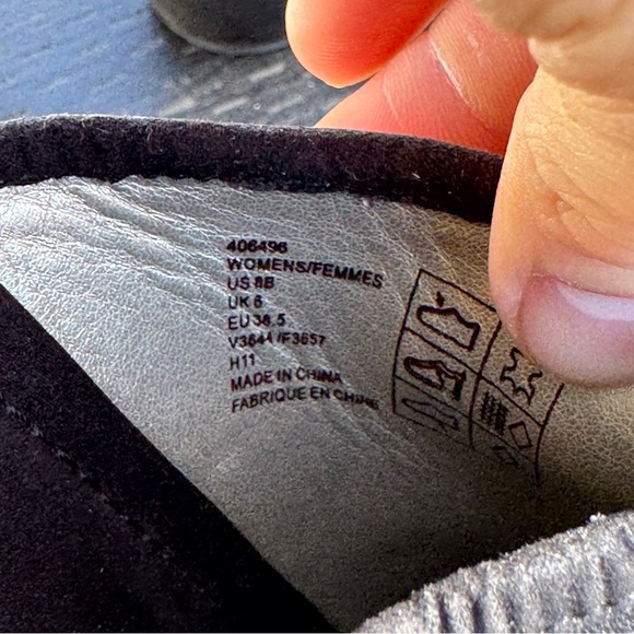 Lands End Canvas 1963 Women’s Black‎ Faux Leather Slip On Loafers Size 8 - Picture 9 of 9